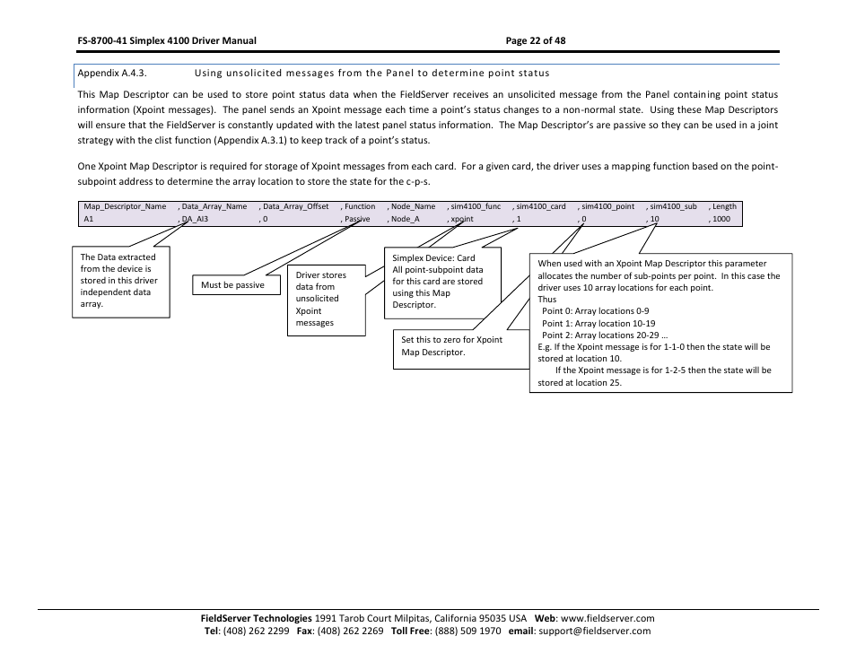 Appendix a.4.3 | FieldServer FS-8700-41 User Manual | Page 22 / 48