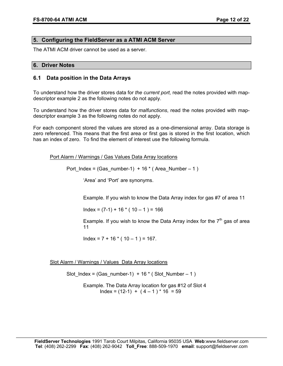 FieldServer FS-8700-64 User Manual | Page 13 / 22