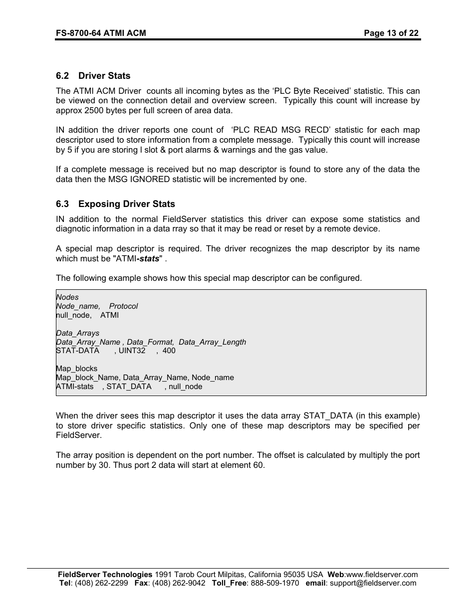 FieldServer FS-8700-64 User Manual | Page 14 / 22