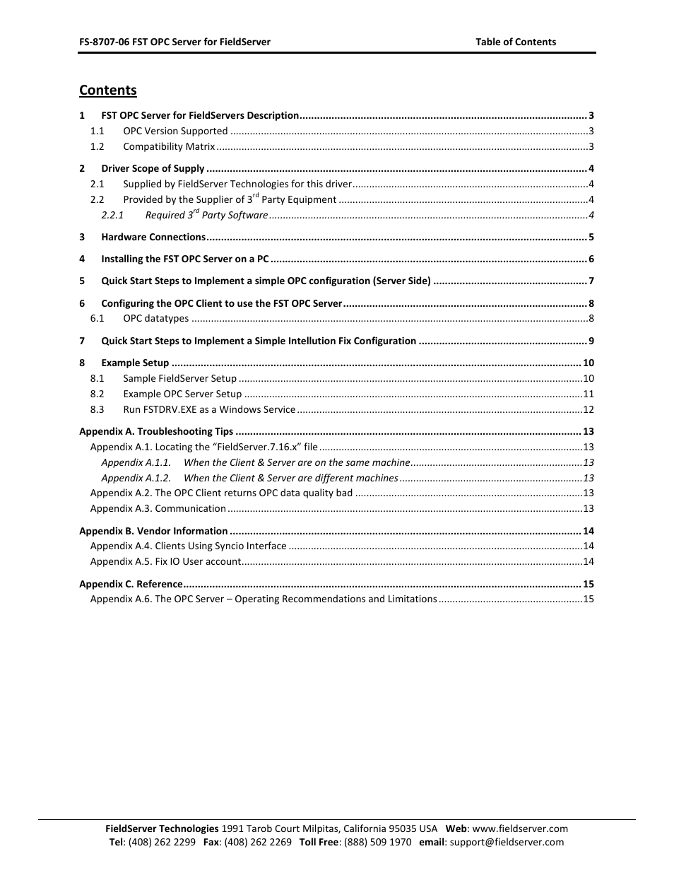 FieldServer FS-8707-06 User Manual | Page 2 / 15