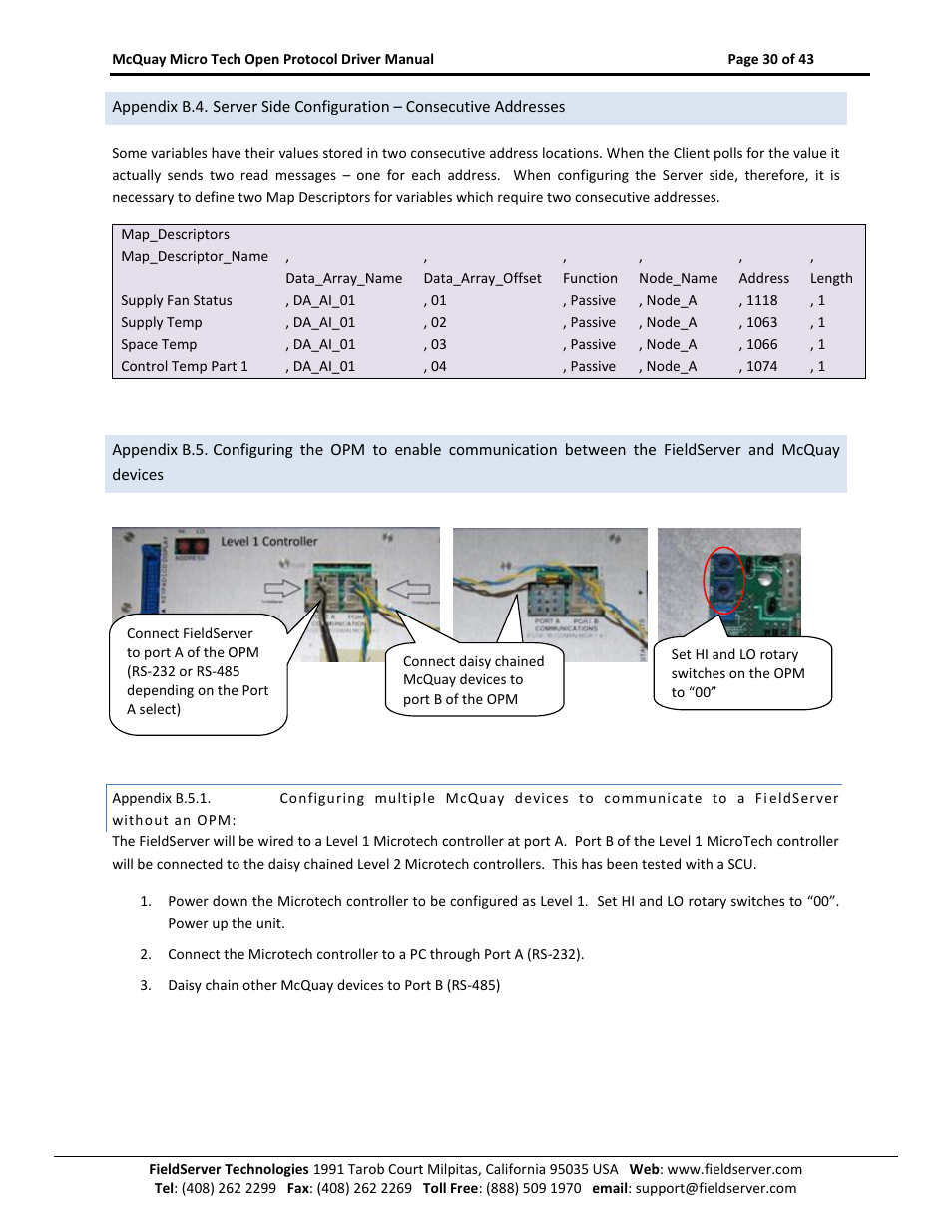 Appendix b.5.1 | FieldServer FS-8700-80 User Manual | Page 30 / 43