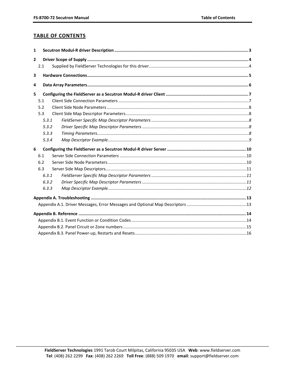 FieldServer FS-8700-72 User Manual | Page 2 / 16