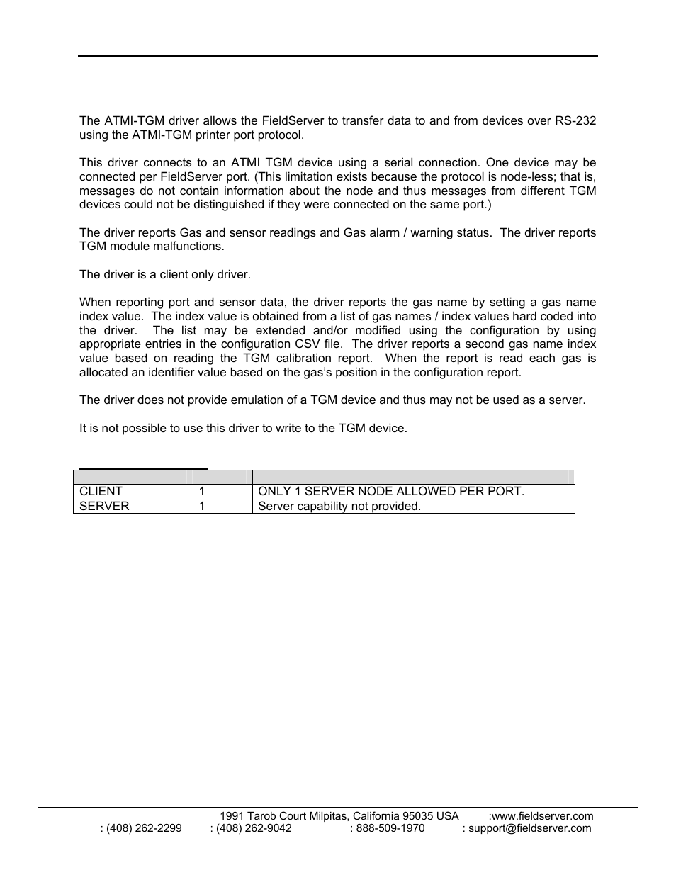 FieldServer FS-8700-103 User Manual | Page 3 / 28