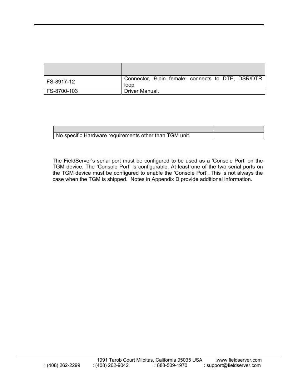 FieldServer FS-8700-103 User Manual | Page 4 / 28