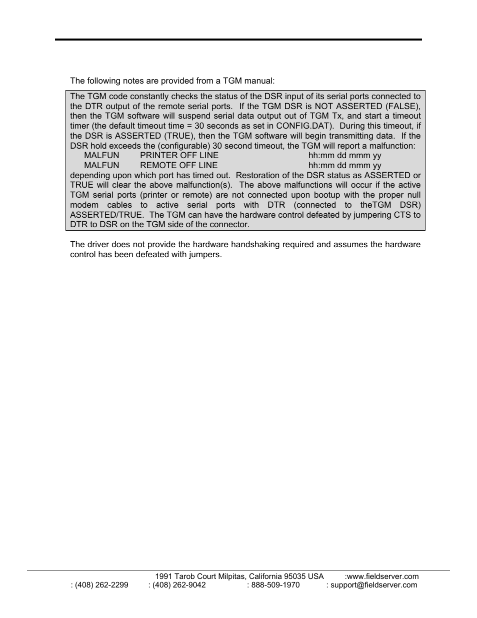 FieldServer FS-8700-103 User Manual | Page 6 / 28