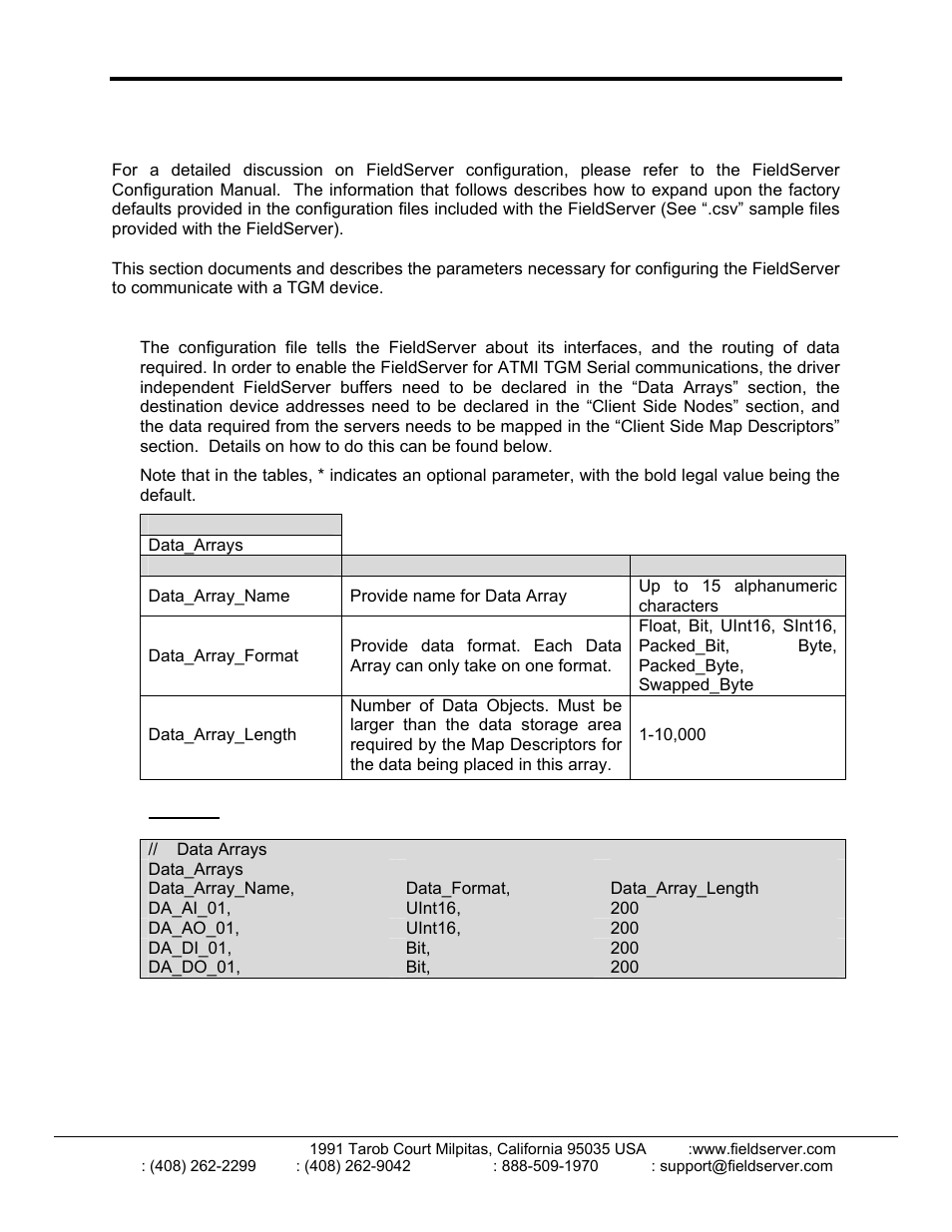 FieldServer FS-8700-103 User Manual | Page 7 / 28