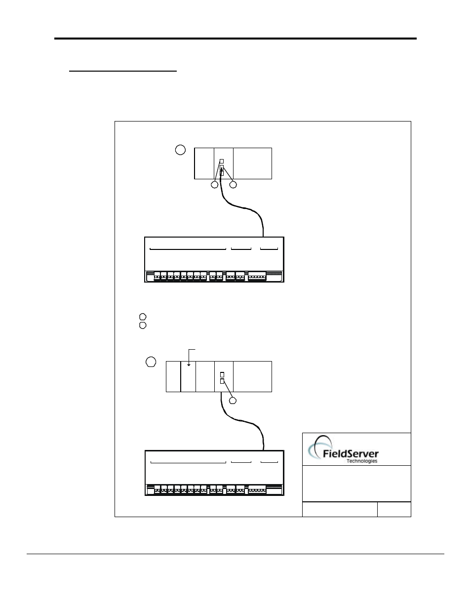 Hardware connections, Ge-srtp connection diagram | FieldServer FS-8704-13 User Manual | Page 5 / 19