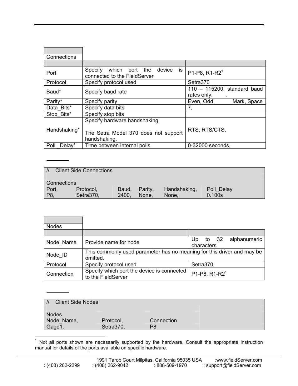 FieldServer FS-8700-101 User Manual | Page 8 / 23