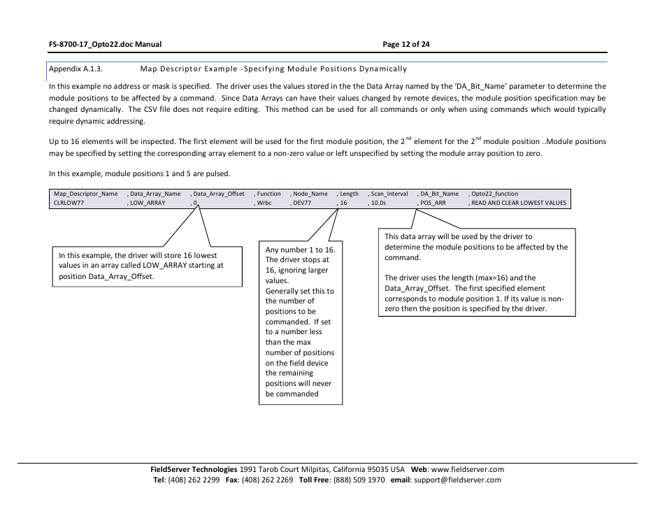 Appendix a.1.3 | FieldServer Optomux FS-8700-17 User Manual | Page 14 / 24