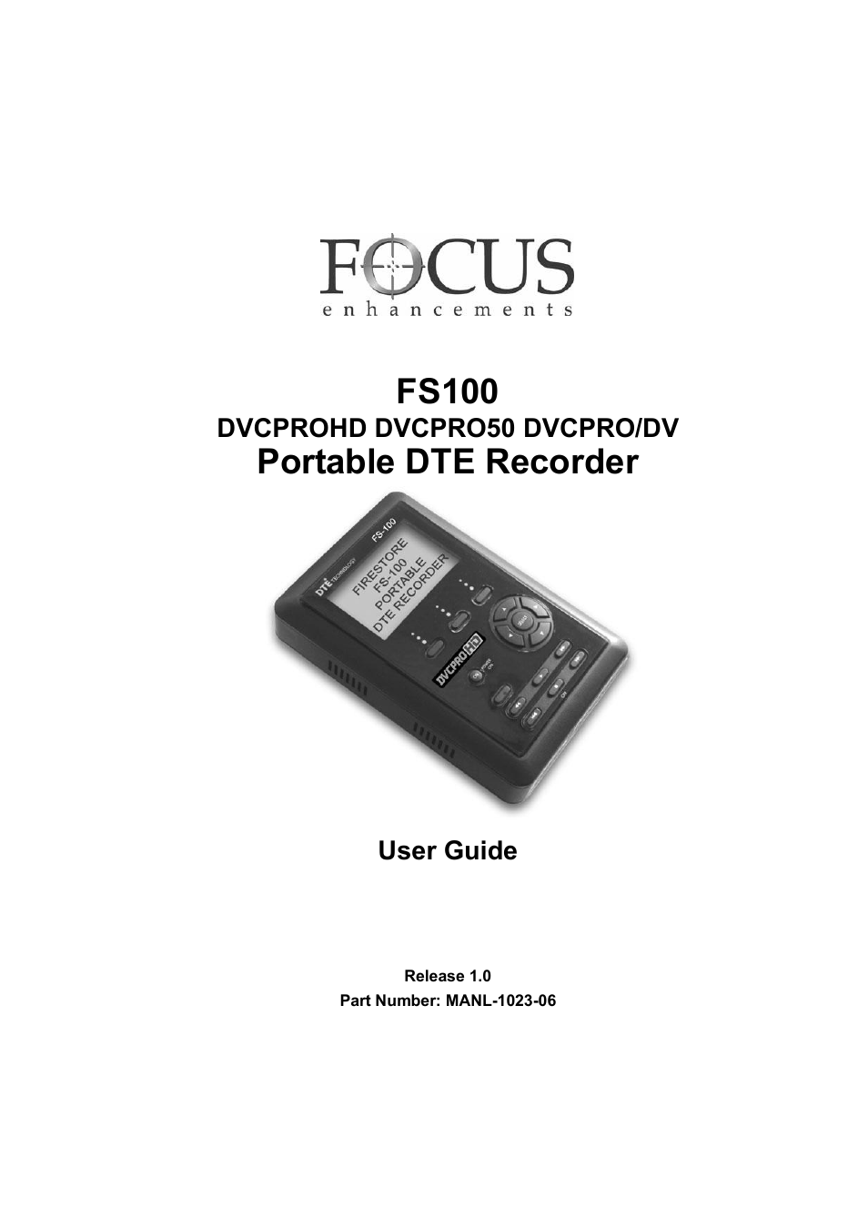 FOCUS Enhancements MANL102306 User Manual | 120 pages