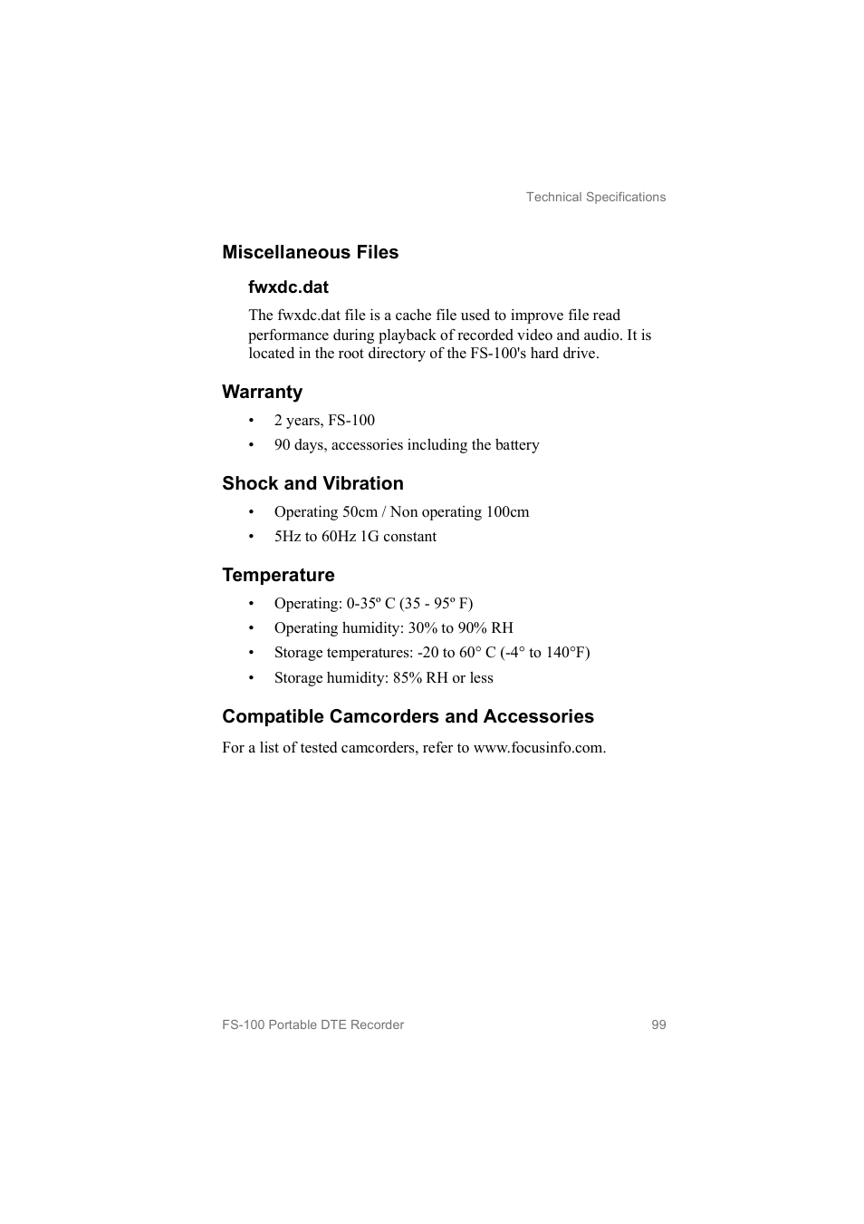 FOCUS Enhancements MANL102306 User Manual | Page 117 / 120