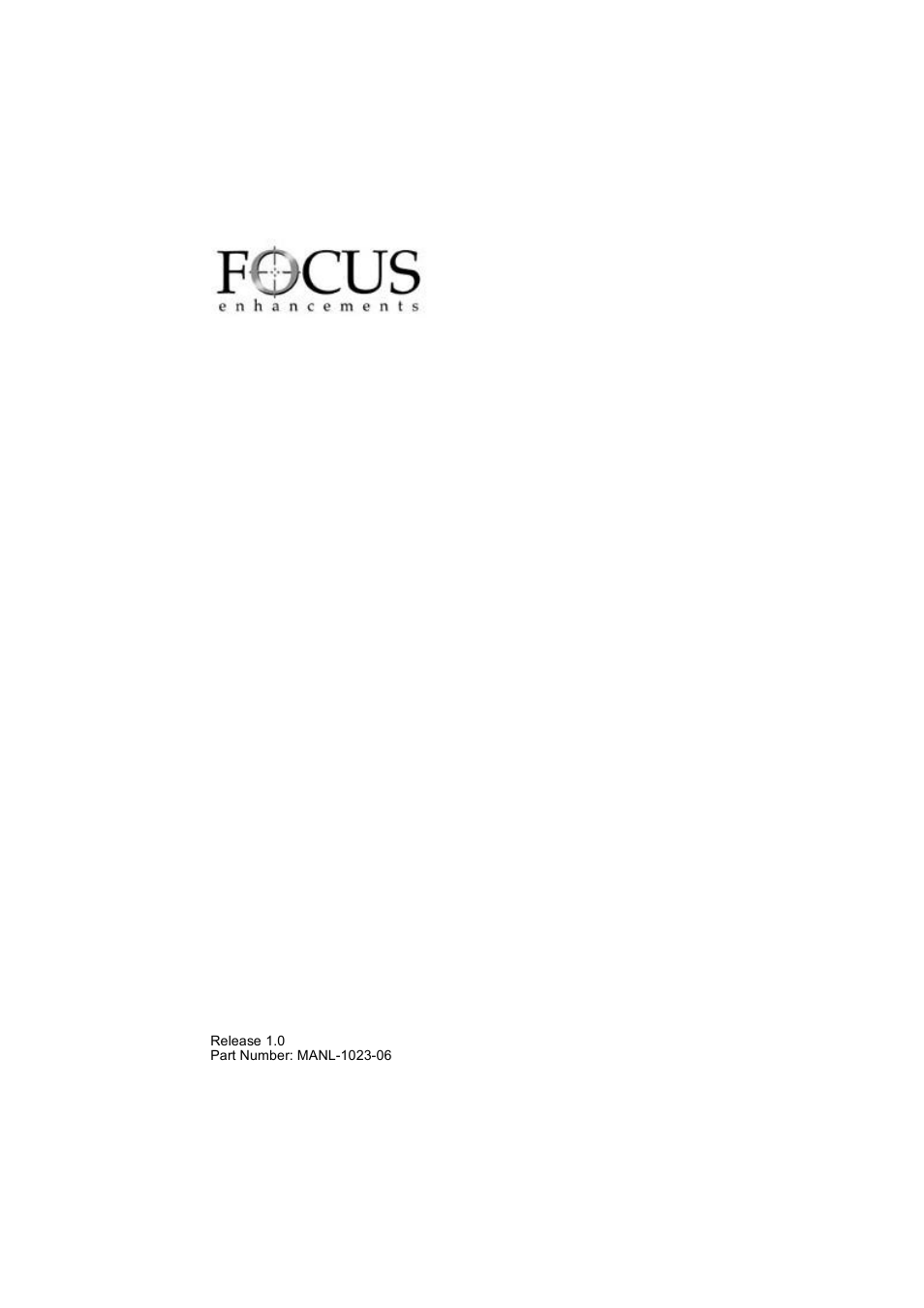 FOCUS Enhancements MANL102306 User Manual | Page 120 / 120