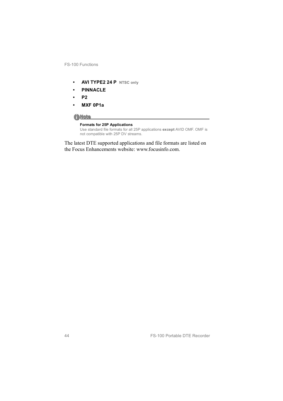 FOCUS Enhancements MANL102306 User Manual | Page 62 / 120