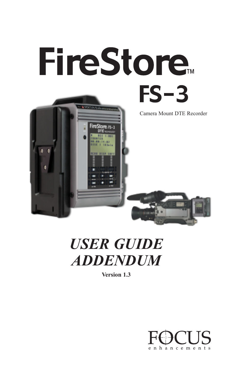 FOCUS Enhancements FireStore FS-3 User Manual | 8 pages