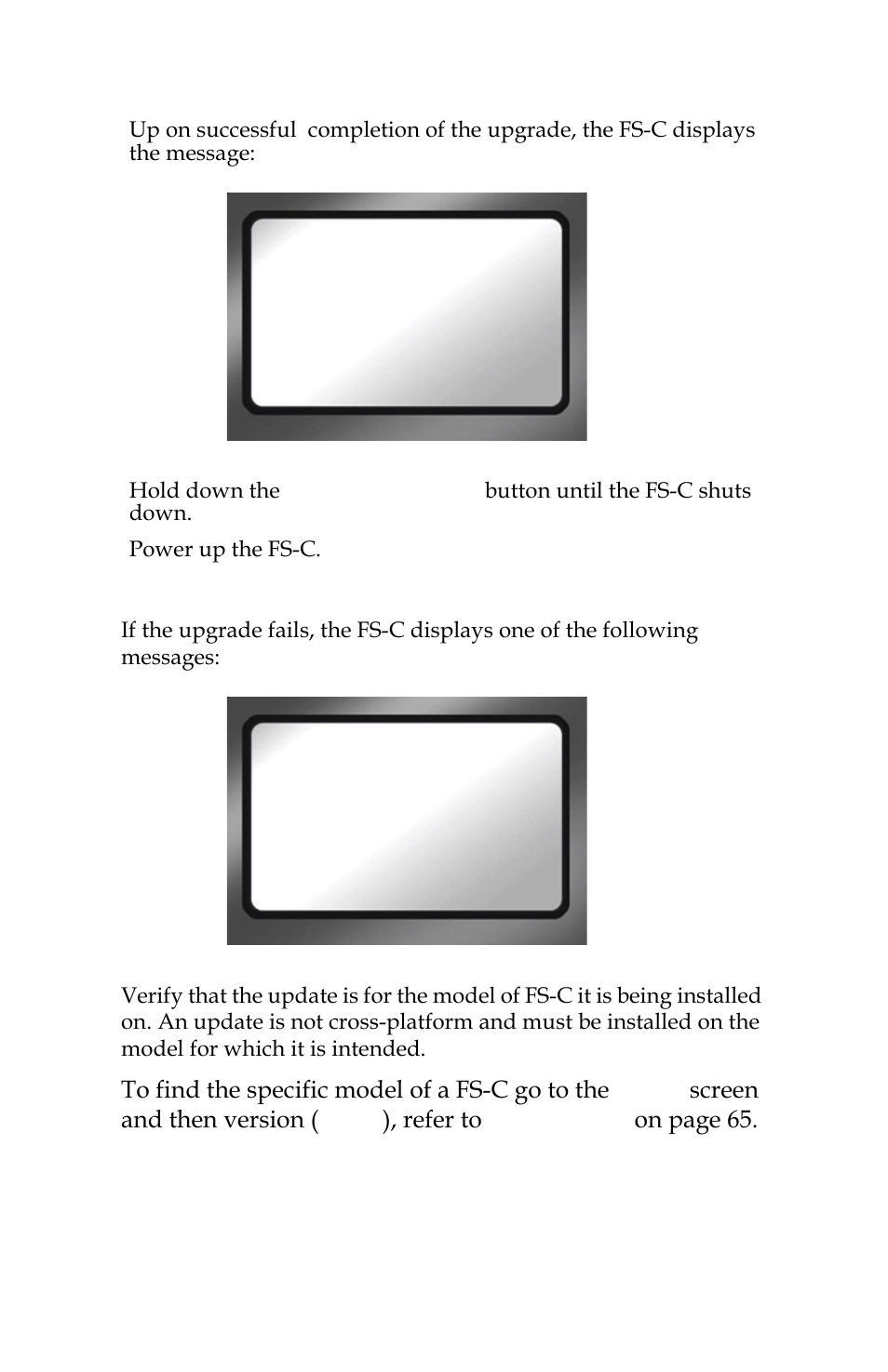 Upgrade errors | FOCUS Enhancements FS-C User Manual | Page 106 / 122
