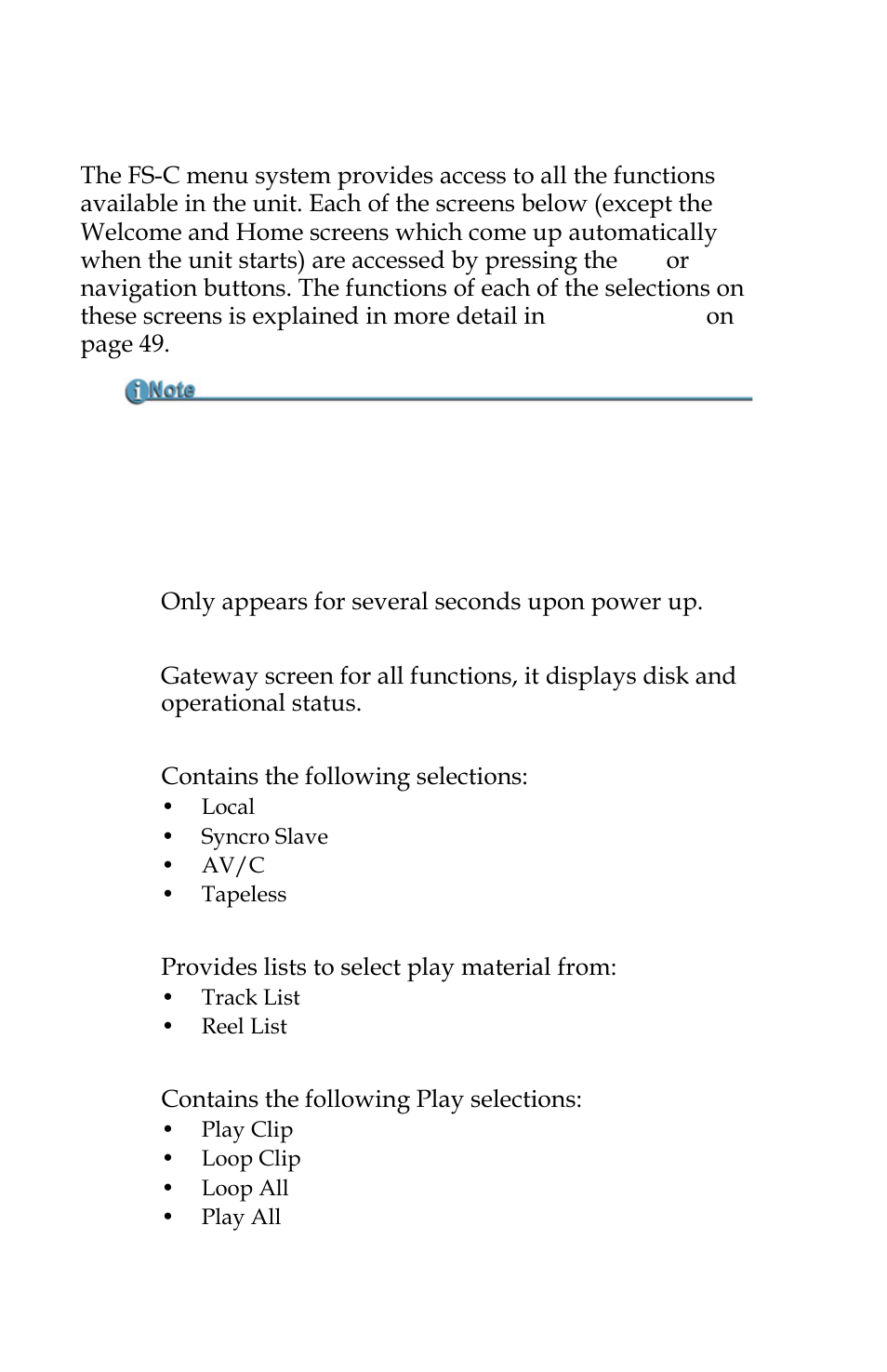 The fs-c menu system | FOCUS Enhancements FS-C User Manual | Page 32 / 122