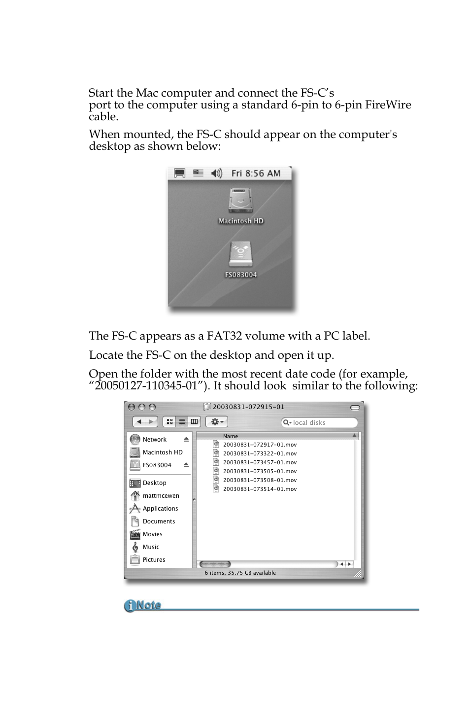 Mounting the fs-c (macintosh) | FOCUS Enhancements FS-C User Manual | Page 61 / 122
