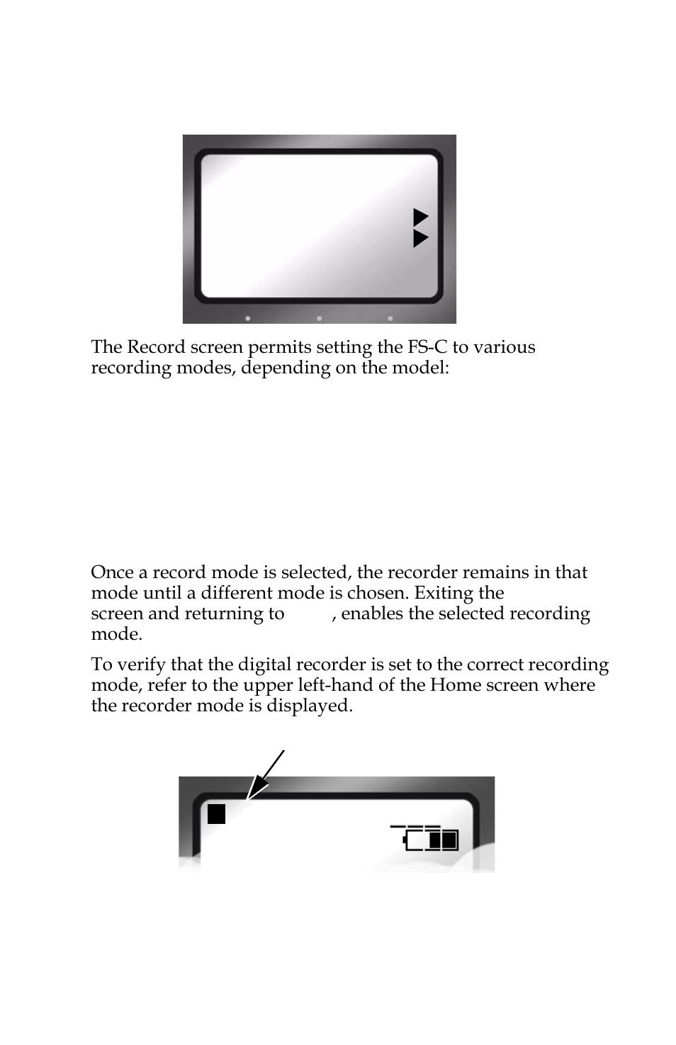 Record screens | FOCUS Enhancements FS-C User Manual | Page 71 / 122