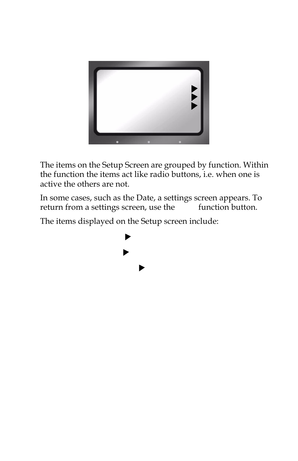 Setup screens | FOCUS Enhancements FS-C User Manual | Page 81 / 122