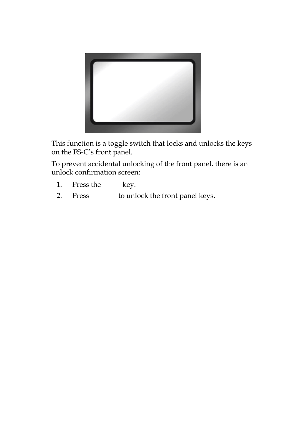 Lock/unlk, Lock/unlk 79 | FOCUS Enhancements FS-C User Manual | Page 95 / 122