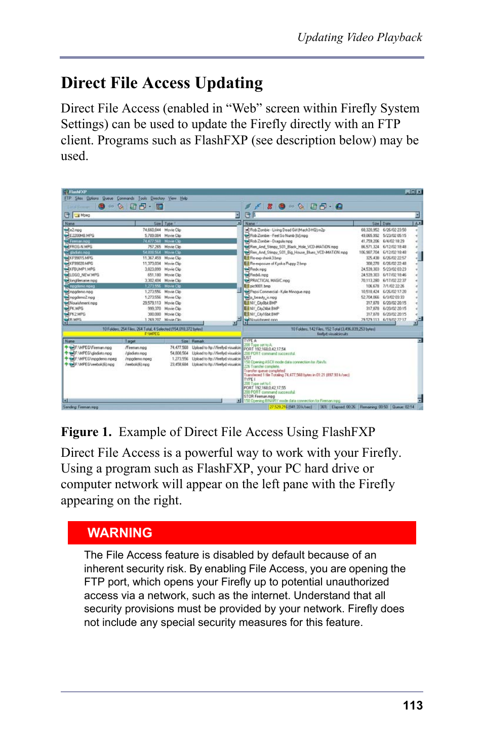 Direct file access updating | FOCUS Enhancements 3.2 User Manual | Page 127 / 206