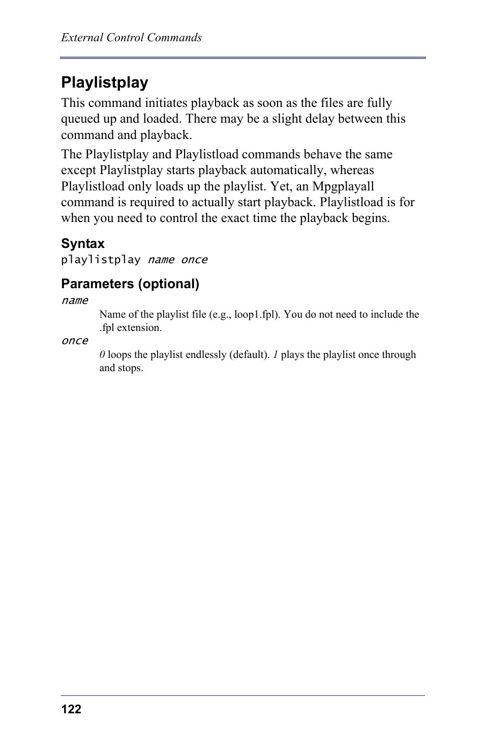 Playlistplay | FOCUS Enhancements 3.2 User Manual | Page 136 / 206