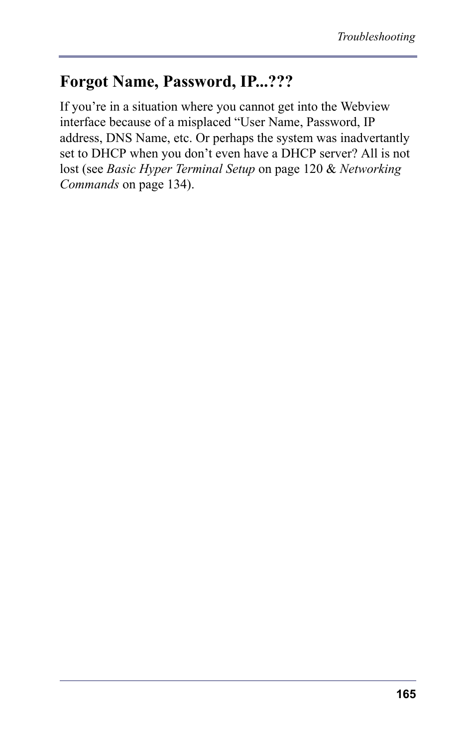 Forgot name, password, ip | FOCUS Enhancements 3.2 User Manual | Page 179 / 206