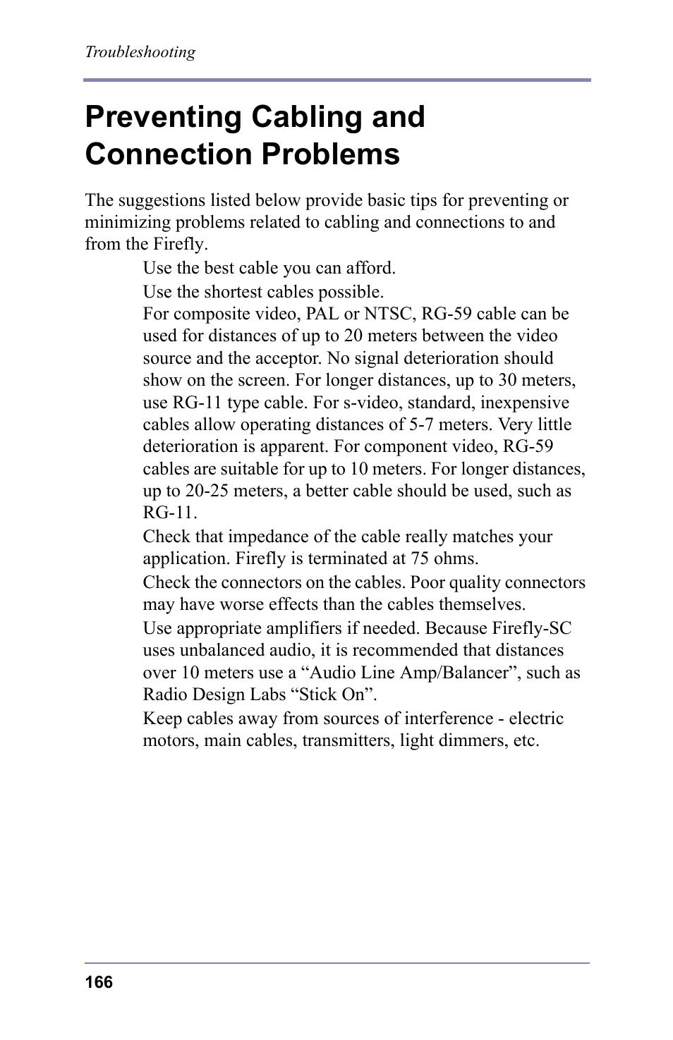 Preventing cabling and connection problems | FOCUS Enhancements 3.2 User Manual | Page 180 / 206