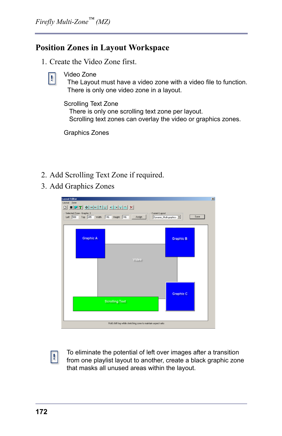 Position zones in layout workspace | FOCUS Enhancements 3.2 User Manual | Page 186 / 206
