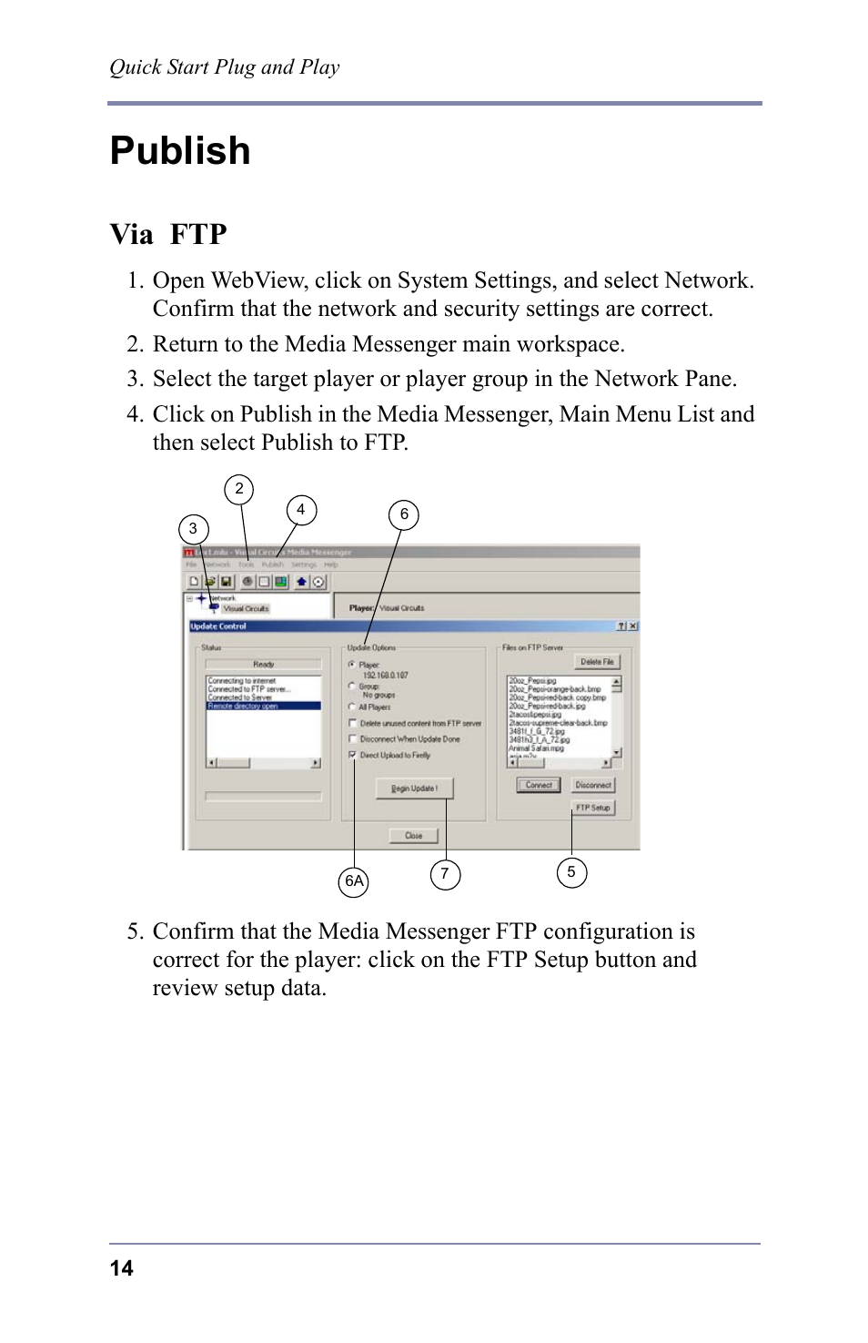 Publish, Via ftp | FOCUS Enhancements 3.2 User Manual | Page 28 / 206