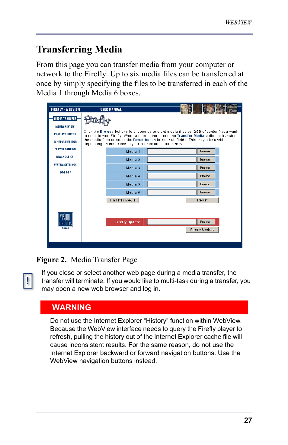 Transferring media | FOCUS Enhancements 3.2 User Manual | Page 41 / 206