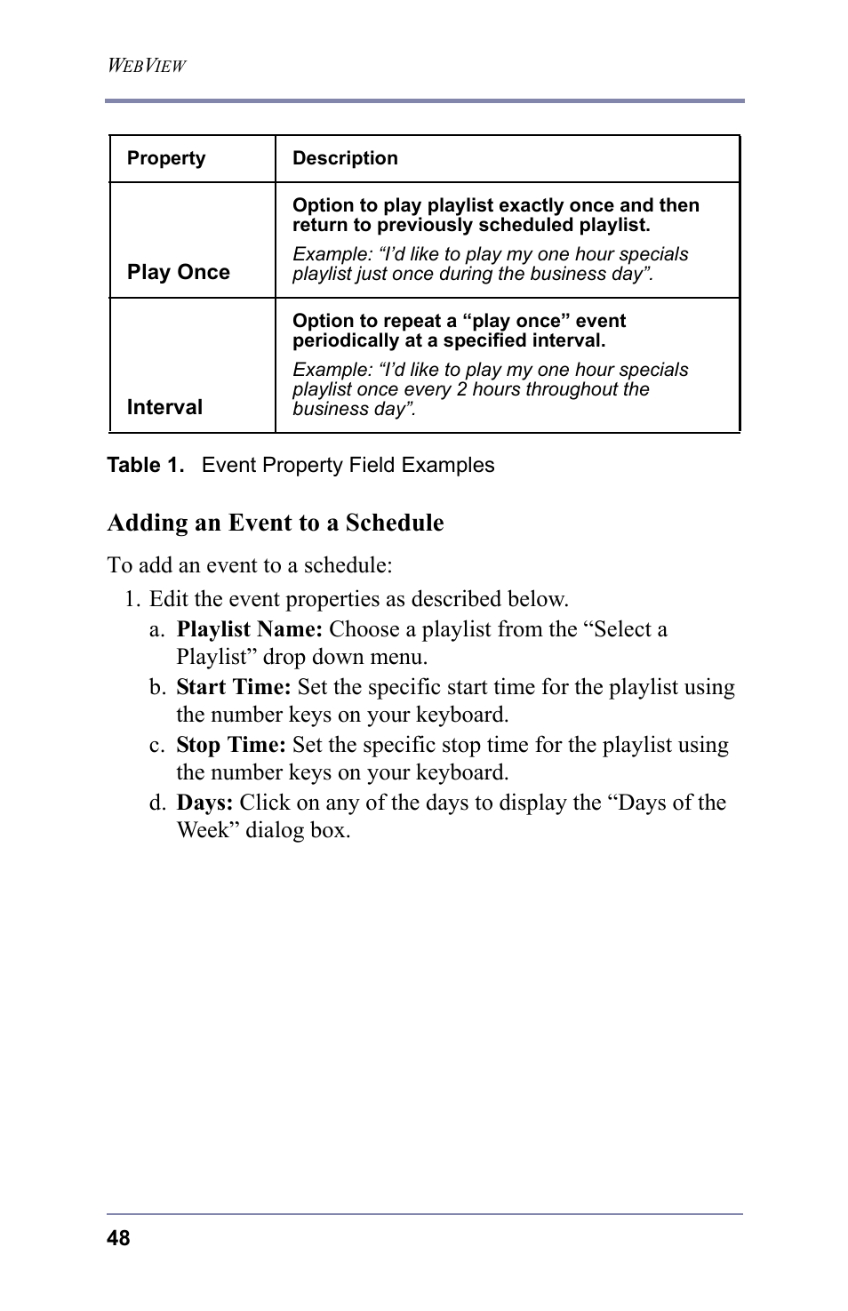 Adding an event to a schedule | FOCUS Enhancements 3.2 User Manual | Page 62 / 206