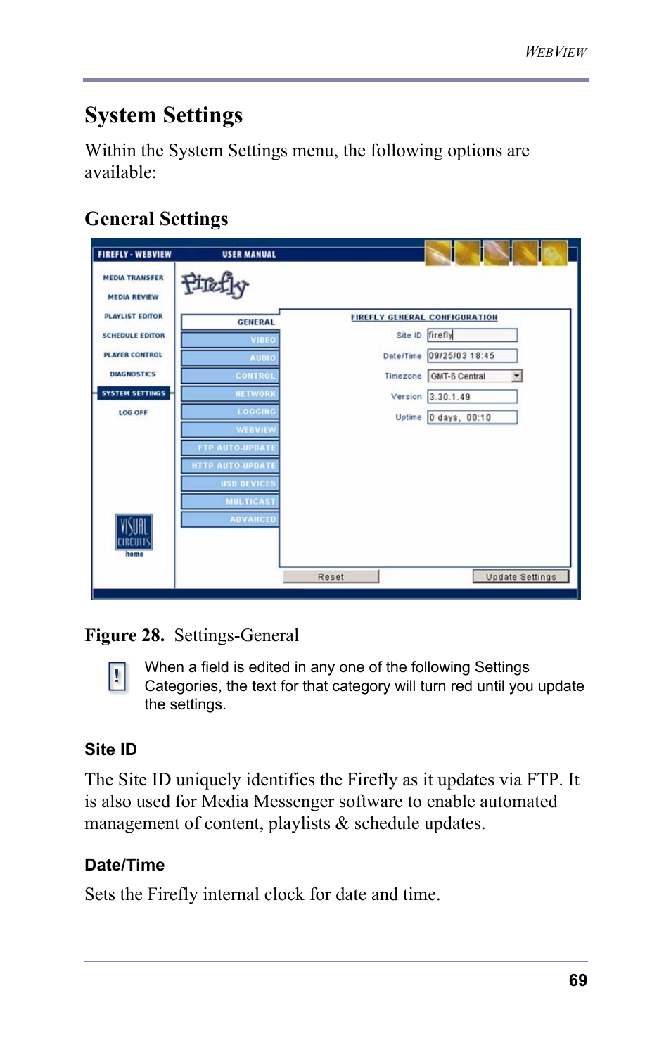 System settings, General settings | FOCUS Enhancements 3.2 User Manual | Page 83 / 206