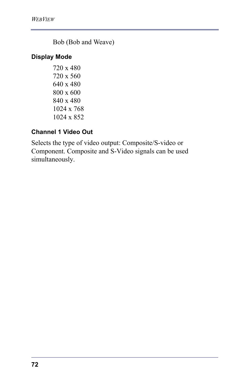 Bob (bob and weave) | FOCUS Enhancements 3.2 User Manual | Page 86 / 206