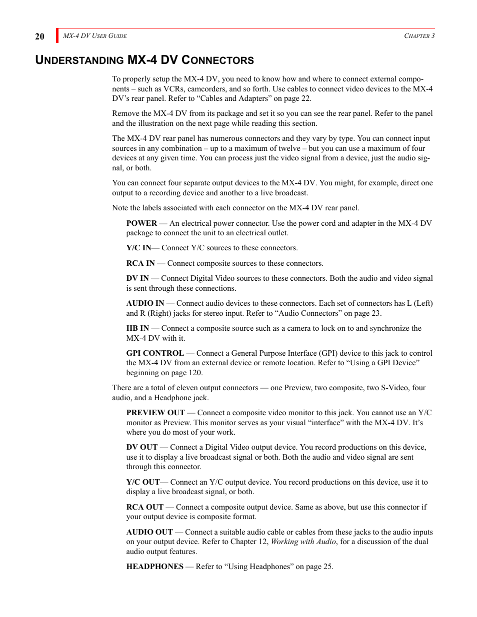 Mx-4 dv c | FOCUS Enhancements Bridge/Router MX-4DV User Manual | Page 24 / 170