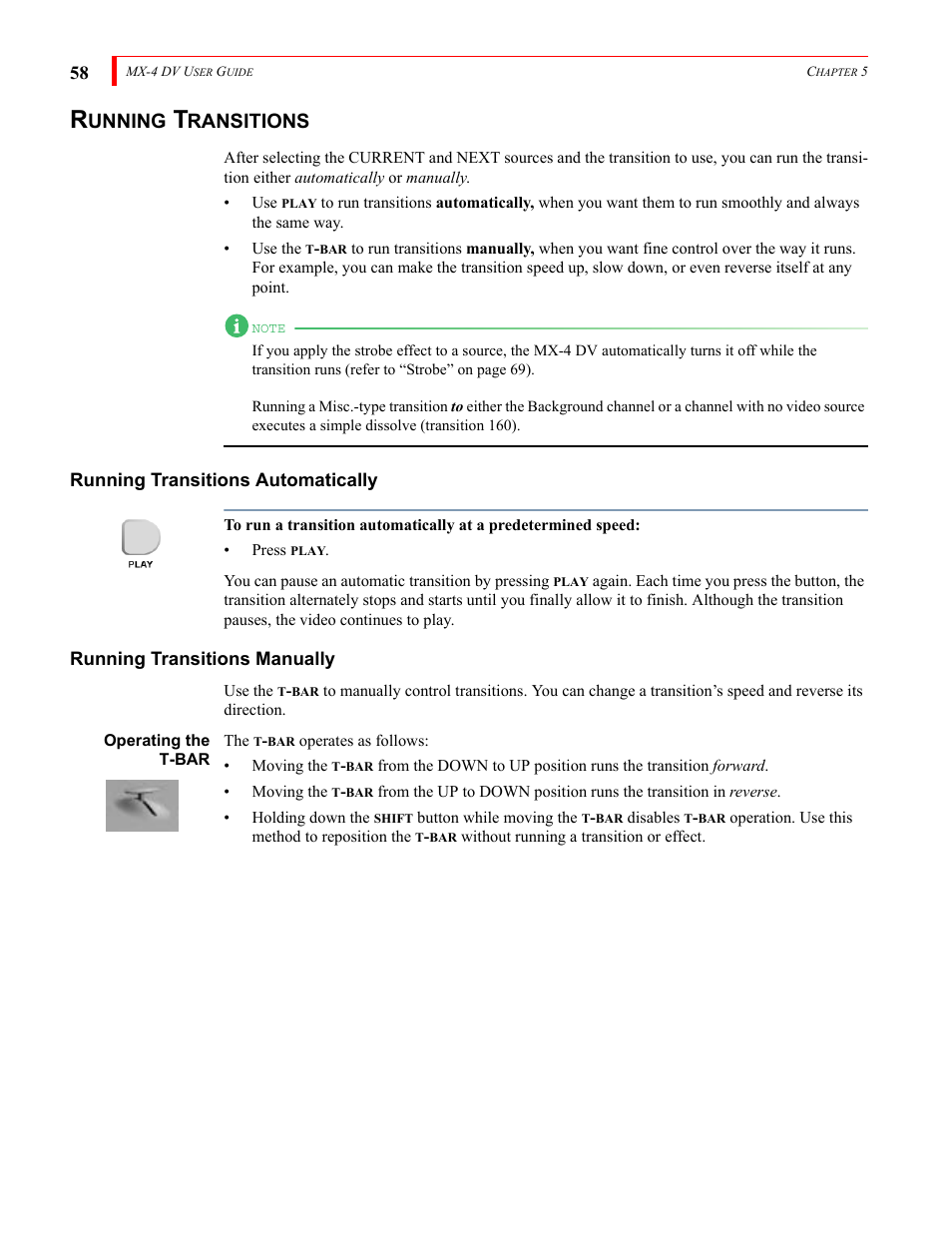 Unning, Ransitions | FOCUS Enhancements Bridge/Router MX-4DV User Manual | Page 62 / 170