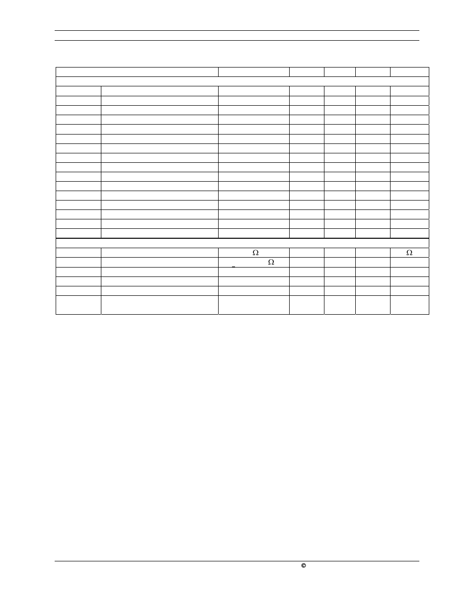 Table 7: electrical characteristics | FOCUS Enhancements FS453 User Manual | Page 26 / 41