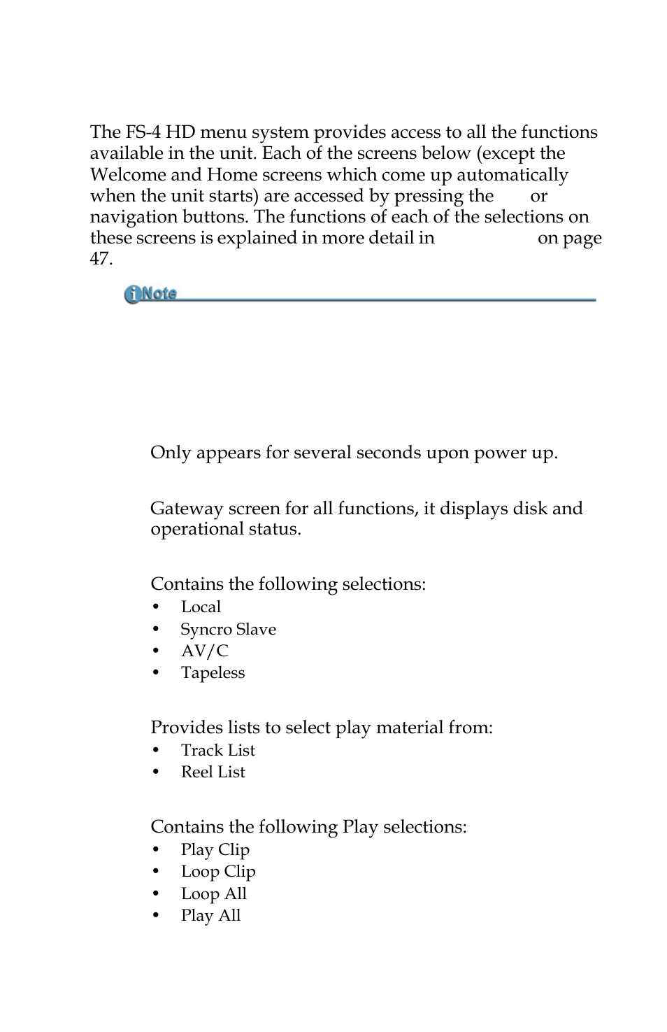 The fs-4 hd menu system | FOCUS Enhancements FOCUS FireStore FS-4 Pro User Manual | Page 31 / 120