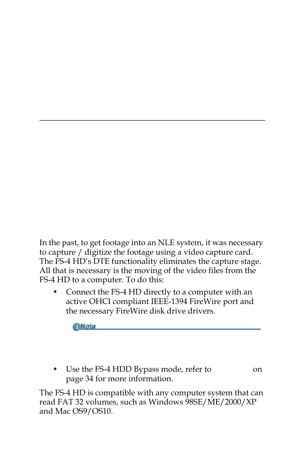 Using the fs-4 hd with a computer | FOCUS Enhancements FOCUS FireStore FS-4 Pro User Manual | Page 49 / 120