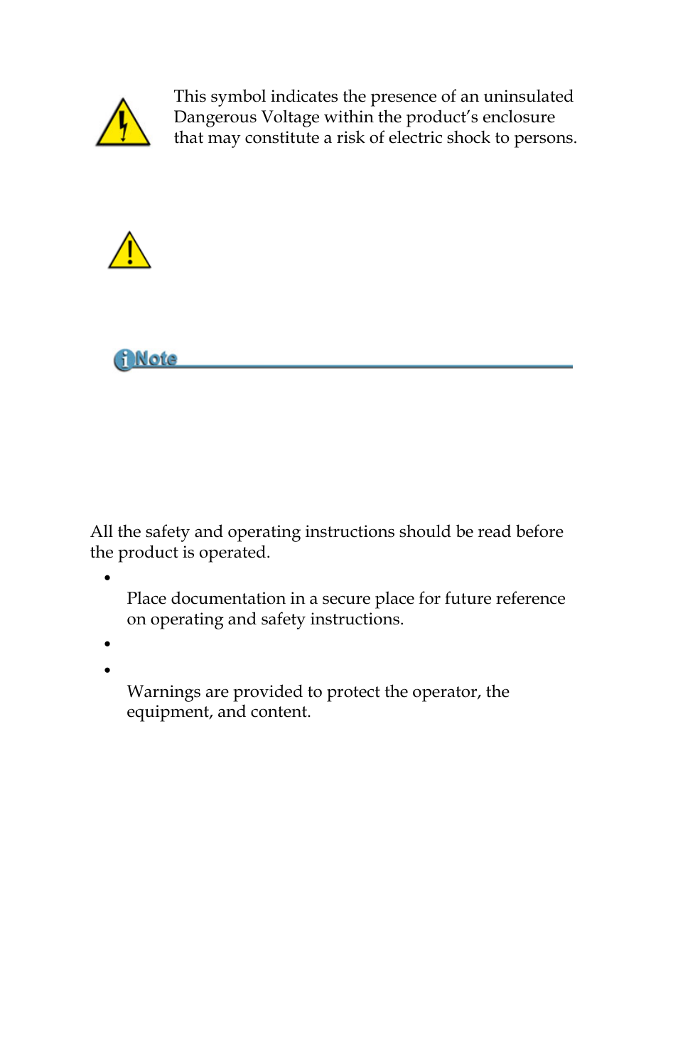 Symbol used in the fs-4 hd and fs-4pro hd unit | FOCUS Enhancements FOCUS FireStore FS-4 Pro User Manual | Page 6 / 120