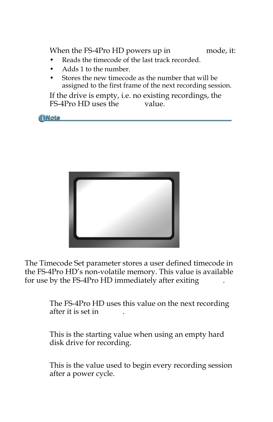 Tc set fs-4pro hd only, Tc set | FOCUS Enhancements FOCUS FireStore FS-4 Pro User Manual | Page 84 / 120