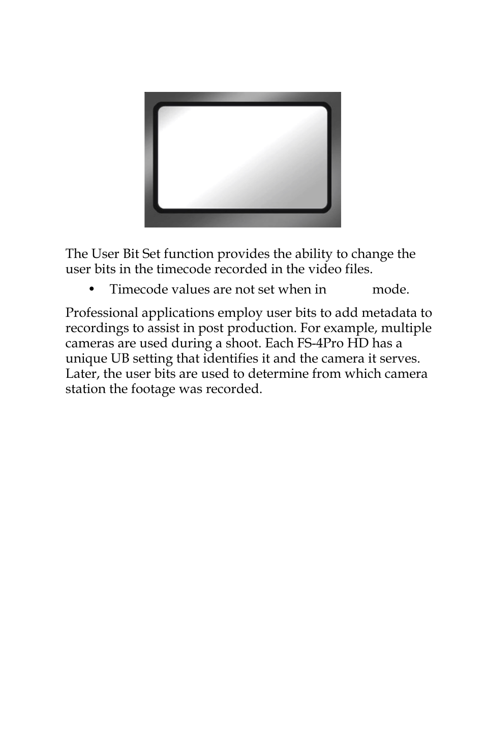 Ub set fs-4pro hd only, Ub set, Set (fs-4pro hd only) | FOCUS Enhancements FOCUS FireStore FS-4 Pro User Manual | Page 85 / 120