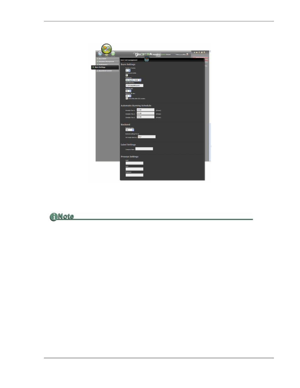 Burn settings, Number of media | FOCUS Enhancements MANL-1161-04 User Manual | Page 53 / 80