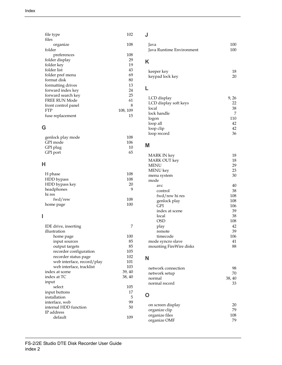 FOCUS Enhancements FS-2 User Manual | Page 142 / 146