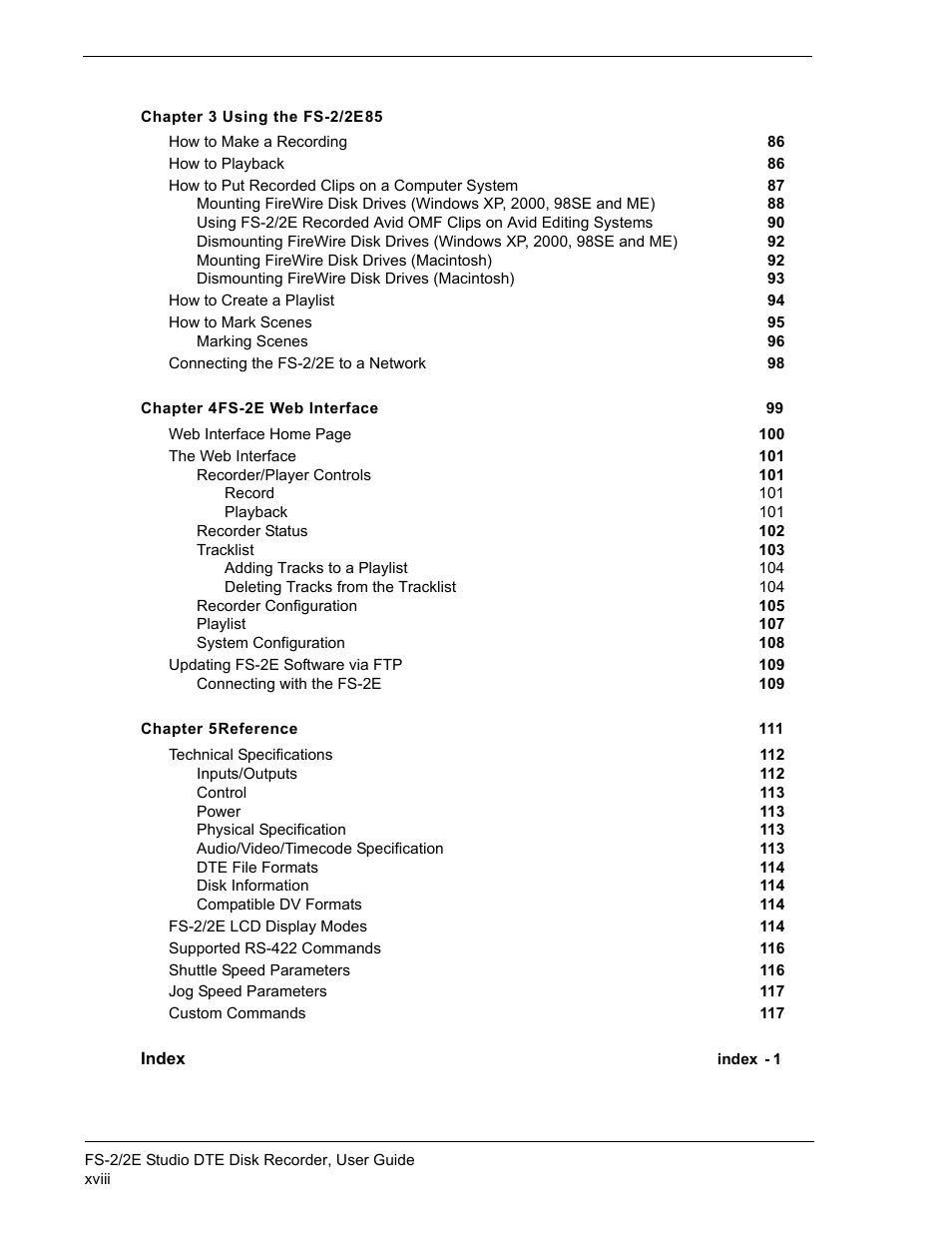 FOCUS Enhancements FS-2 User Manual | Page 18 / 146