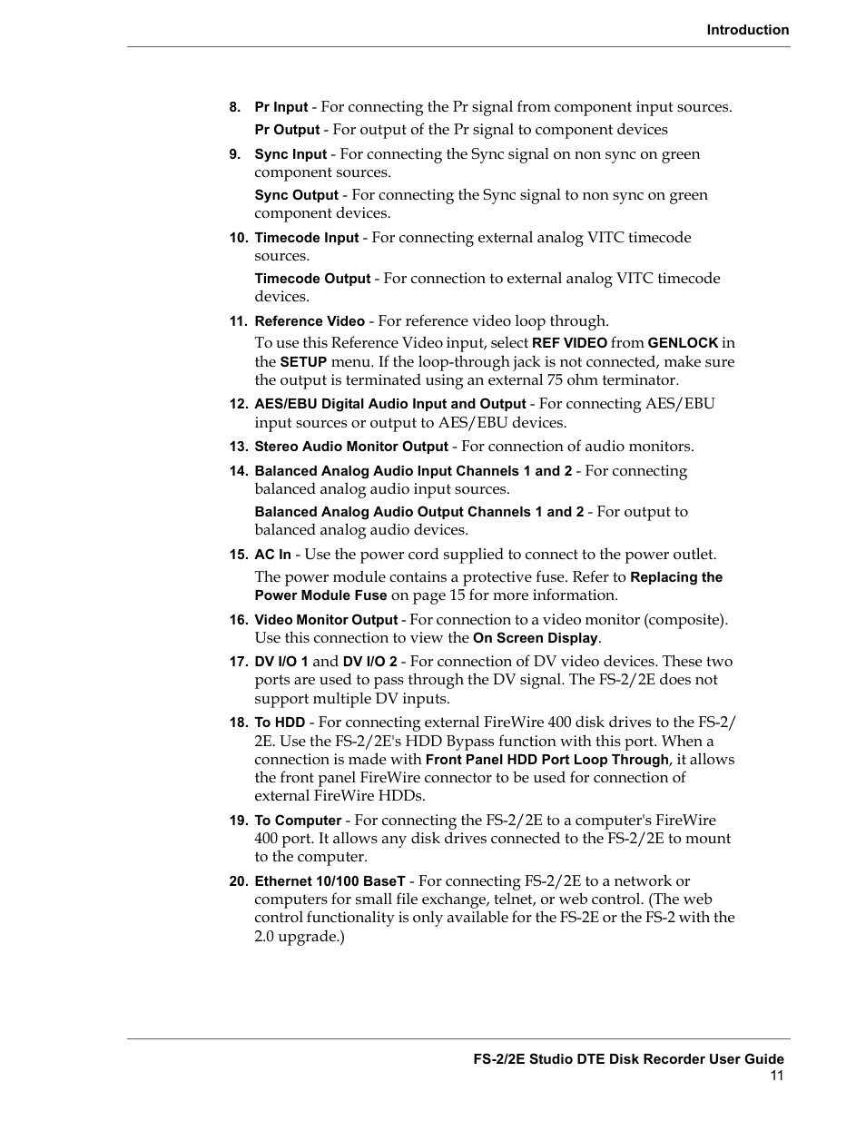 FOCUS Enhancements FS-2 User Manual | Page 31 / 146
