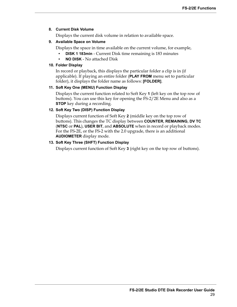 FOCUS Enhancements FS-2 User Manual | Page 49 / 146