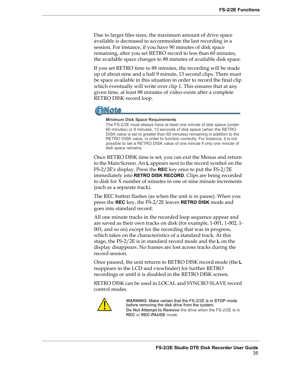 FOCUS Enhancements FS-2 User Manual | Page 55 / 146