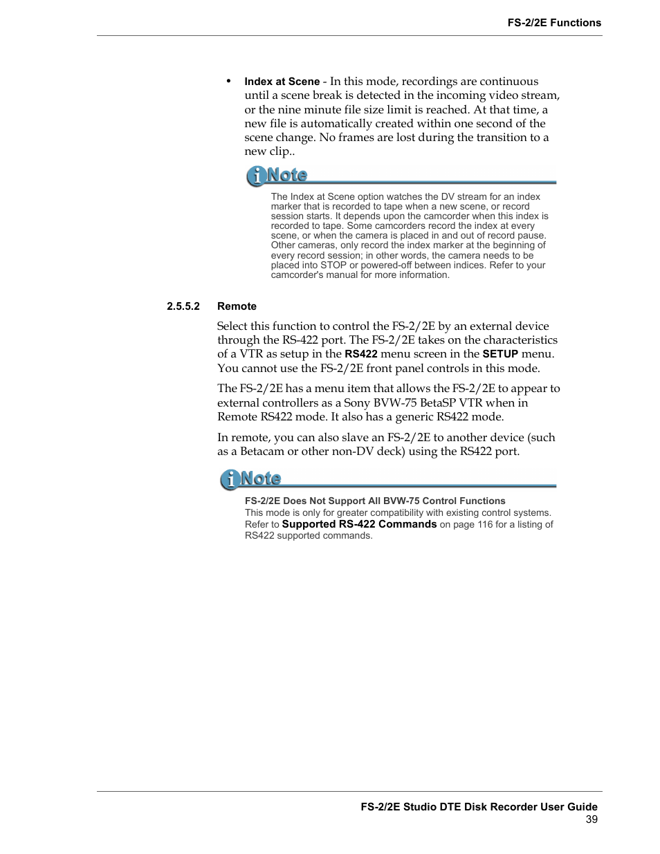 2 remote, Remote | FOCUS Enhancements FS-2 User Manual | Page 59 / 146