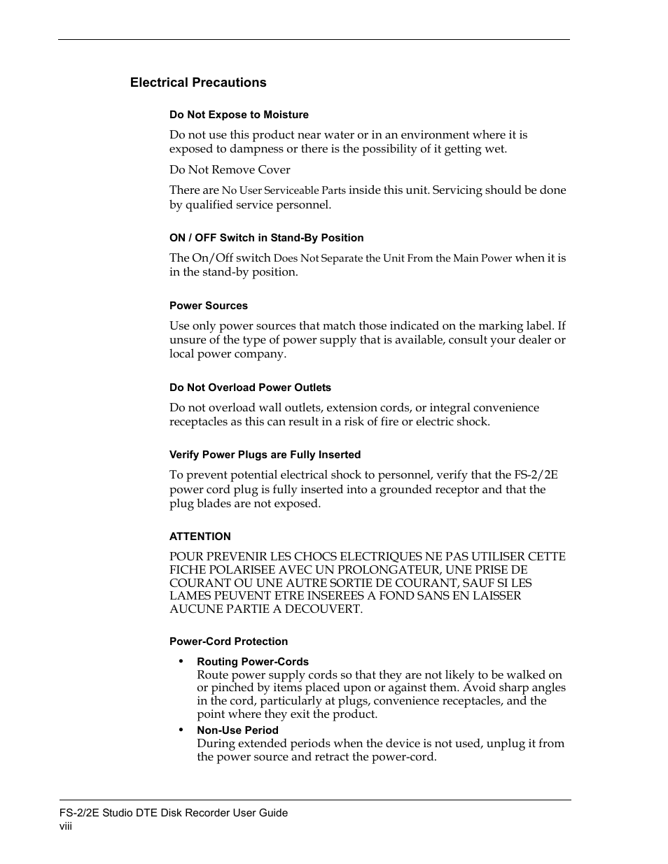 FOCUS Enhancements FS-2 User Manual | Page 8 / 146